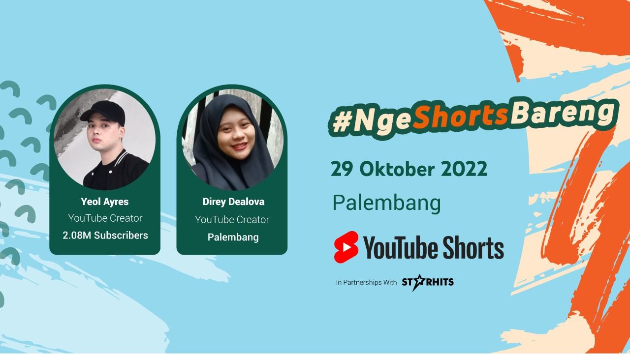 Siap-Siap untuk Kreator Lokal Palembang! #NgeShortsBareng Akan Hadir Oktober Ini!