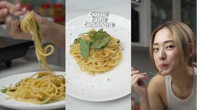 Resep Classic Pasta Carbonara yang Super Simple ala Valerie Taniaty!