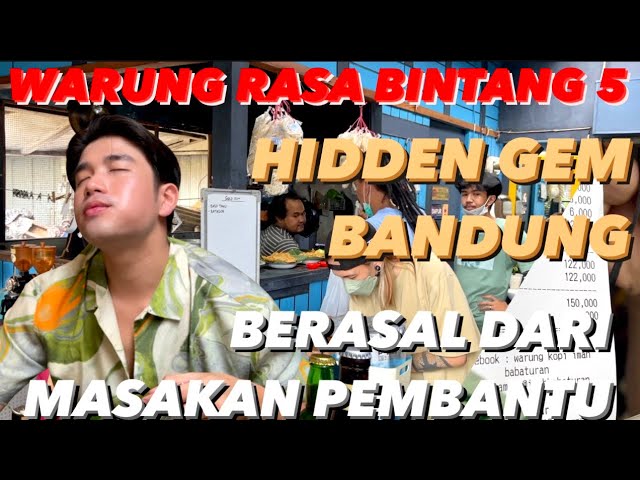 Kunjungi Rumah Makan Hidden Gem di Bandung, Victor: Rasanya Gak Nanggung-Nanggung!