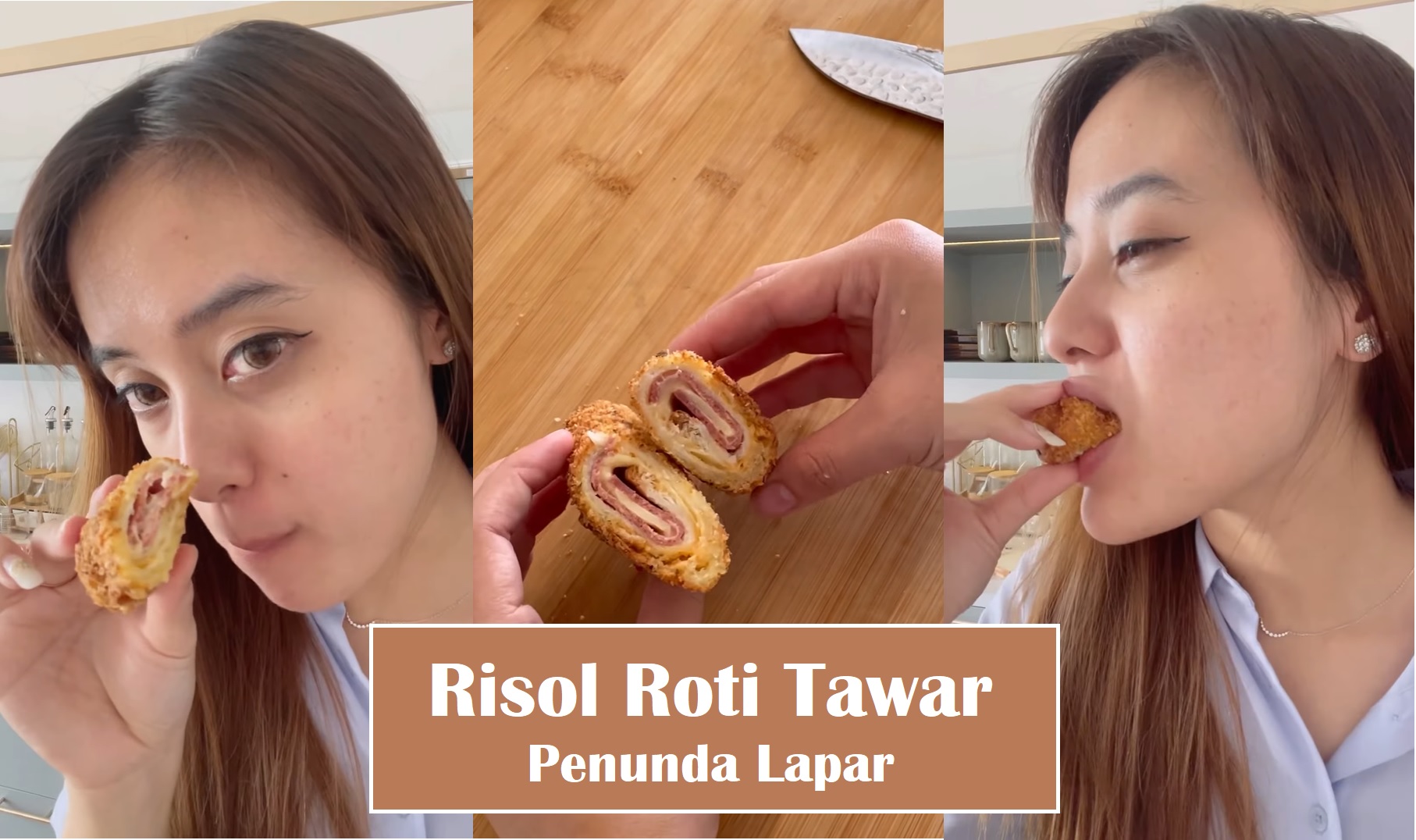 Ide Cemilan untuk Pengganjal Lapar! Ini Dia Resep Risol Roti Tawar ala Stefani Horison