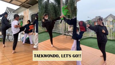 Multitalenta! Selain Pandai Bernyanyi, Anneth Kini Geluti Bela Diri Taekwondo