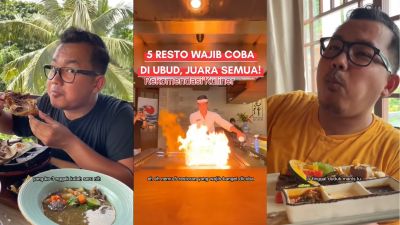 5 Rekomendasi Restoran dengan Makanan Lezat di Ubud, Bali, dari Adhe Tora TV!