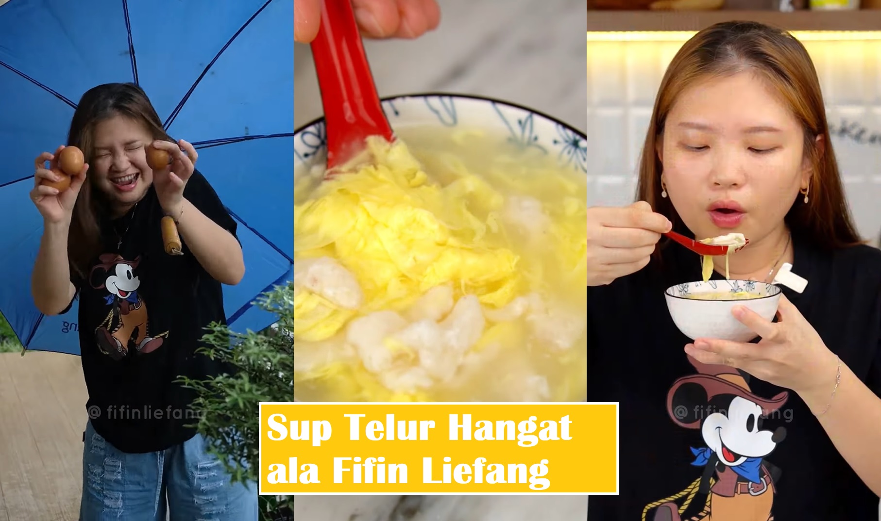 Konsumsi Sup Telur ala Fifin Liefang Ini Agar Badan Menjadi Hangat Saat Tidak Enak Badan