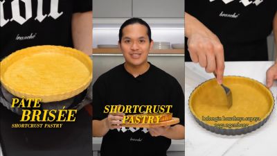 Arsyan Dwianto Bagikan Resep Membuat Shortcrust Pastry untuk Bikin Quiche! Intip Rahasianya di Sini!