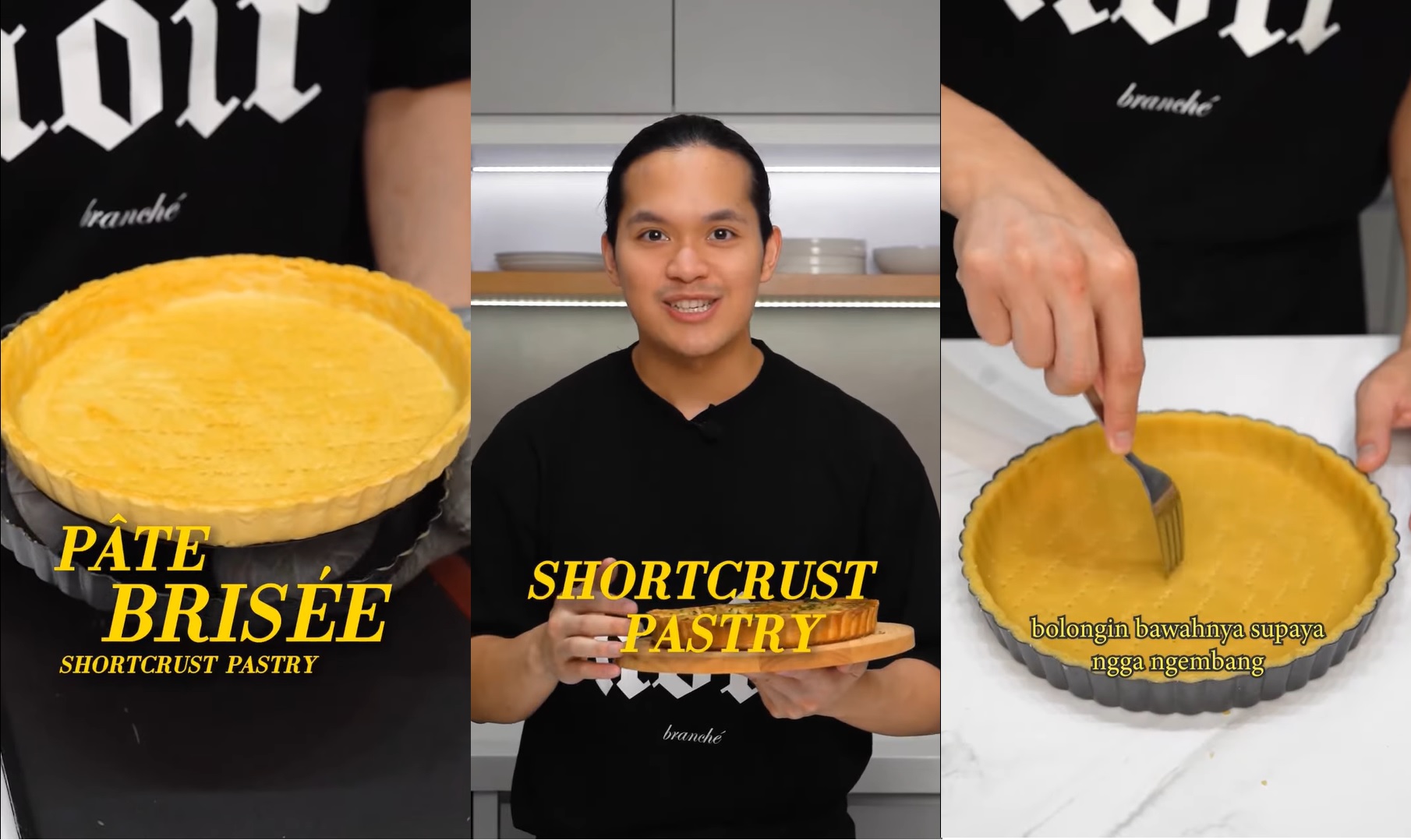 Arsyan Dwianto Bagikan Resep Membuat Shortcrust Pastry untuk Bikin Quiche! Intip Rahasianya di Sini!
