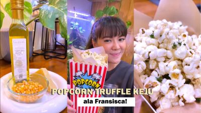 Sisca Bagikan Resep Bikin Cemilan Mewah untuk Nonton di Rumah, Popcorn Truffle Keju!