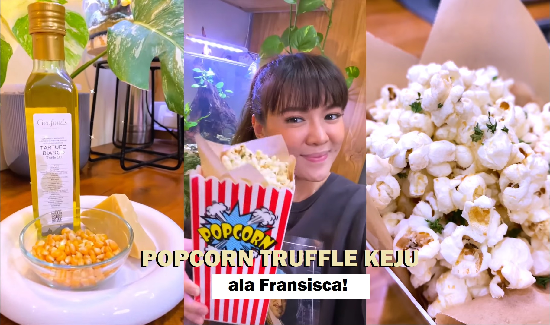 Sisca Bagikan Resep Bikin Cemilan Mewah untuk Nonton di Rumah, Popcorn Truffle Keju!