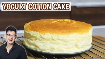 Cara Mudah Membuat Yoghurt Cotton Cake ala Jerry Andrean yang Lembut dan Fluffy Bak Kapas!