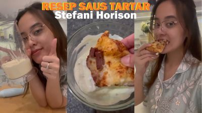 Makan Pizza Tak Lengkap Jika Tanpa Saus Tartar, Catat Resepnya ala Stefani Horison di Sini!