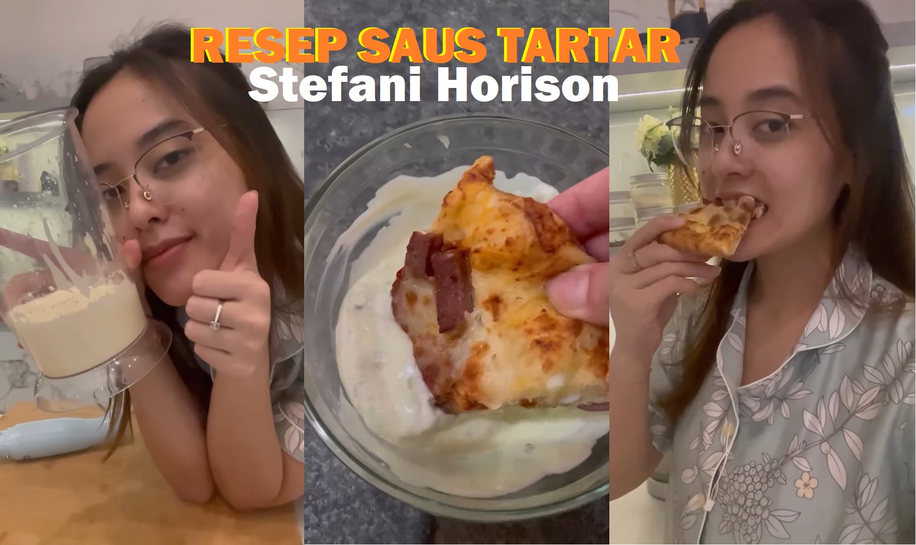 Makan Pizza Tak Lengkap Jika Tanpa Saus Tartar, Catat Resepnya ala Stefani Horison di Sini!