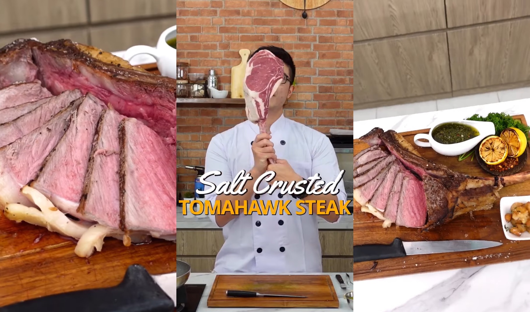Mudahnya Mengolah Steak Mahal Ini! Catat Resep Membuat Salt Crusted Tomahawk Steak ala Bryan Ferrysienanda