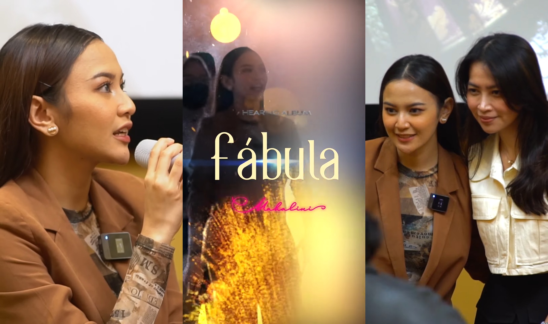 Keseruan Event Hearing Album ‘Fabula’, Mahalini: dalam Bahasa Latin Berarti ‘Story’