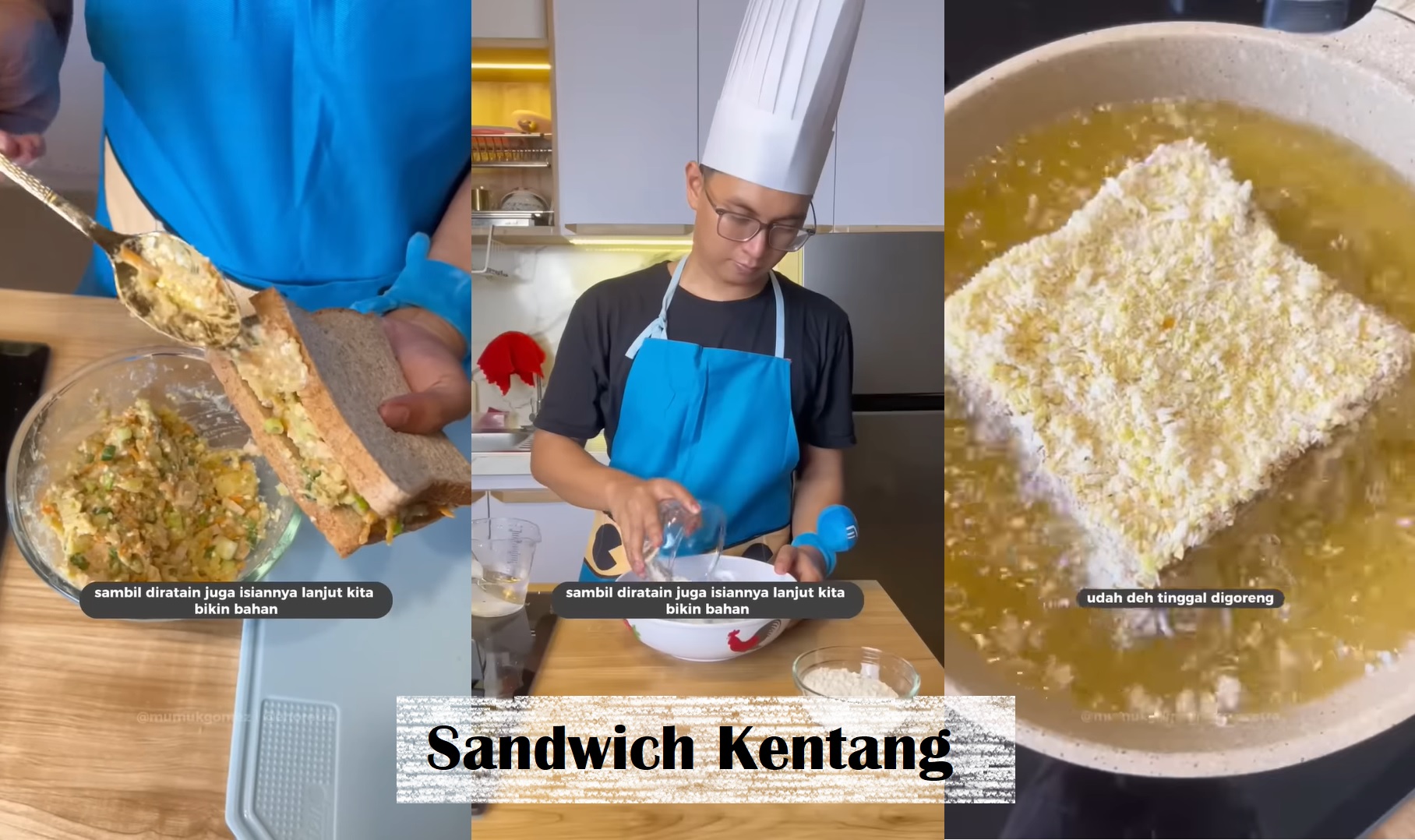 Bosen dengan Cemilan Biasa, Mumuk Minta Eno Bikin Sandwich Kentang! Catat Resepnya di Sini!