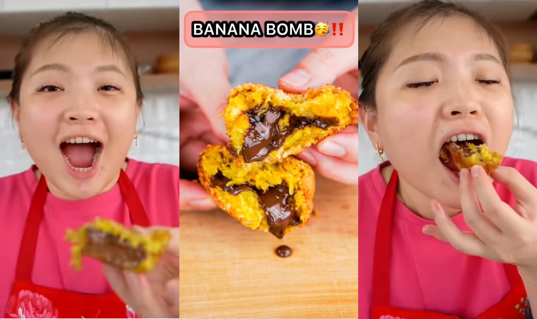 Fifin Liefang Bagikan Resep Banana Bomb yang Super Lumer di Mulut!
