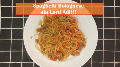 Resep Simple Bikin Pasta Bolognese dengan Saus Tomat Buatan Sendiri ala Lord Adi, Cari Tahu di Sini!