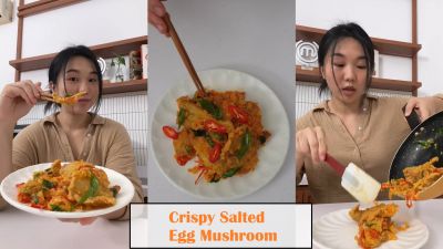 Resep Bikin Crispy Salted Egg Mushroom ala Cheryl Gunawan, Ikuti di Sini!
