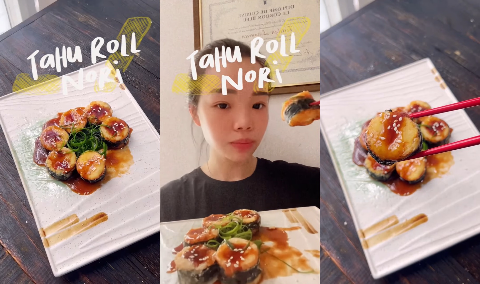 [Menu Ramadhan] Hemat Waktu di Dapur dengan Tahu Roll Nori ala Jesselyn Lauwreen untuk Menu Buka Puasa