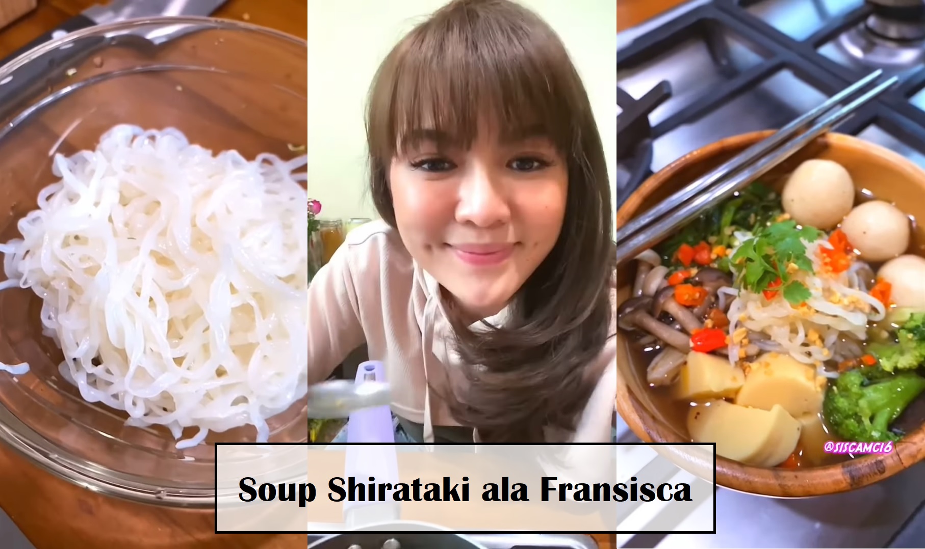 [Menu Ramadhan] Santap Sahur dengan Shirataki Soup ala Chef Fransisca, Intip Resepnya di Sini!