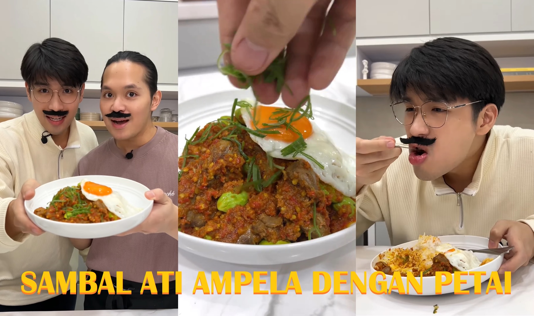 [Menu Ramadhan] Resep Membuat Sambal Ati Ampela dengan Petai ala Victor Agustino dan Arsyan Dwianto