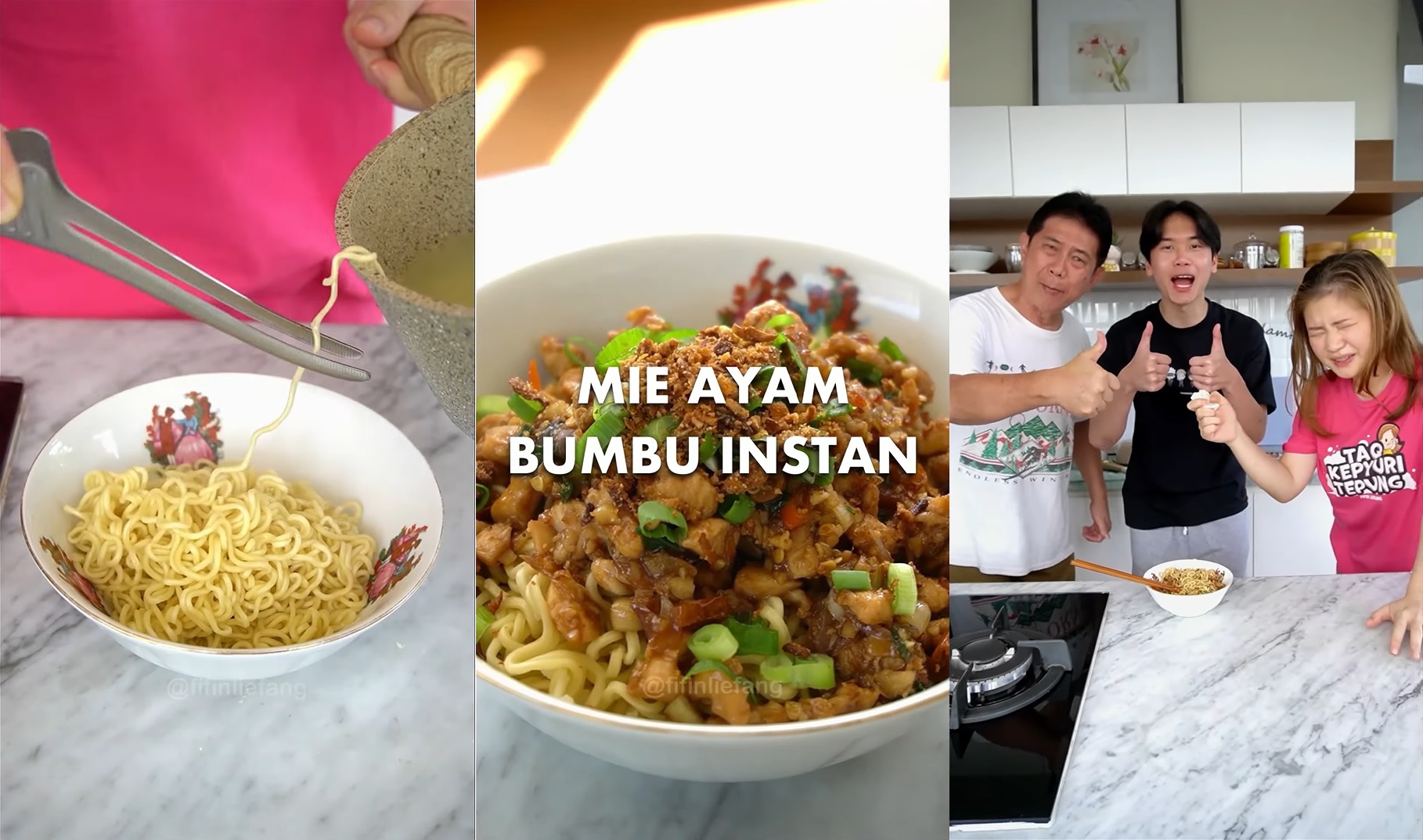 Bikin Mie Ayam di Rumah Pakai Bumbu Mie Instan? Cek Resepnya di Sini ala Fifin Liefang!