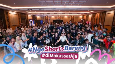 Melalui #NgeShortsBareng Makassar, Sandiaga Uno Sampaikan Kontribusi Kreator Terhadap PDB Indonesia