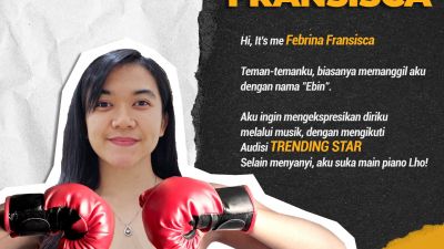 Febrina Fransisca, Peserta Trending Star Asal Bandung yang Jago Main Piano!