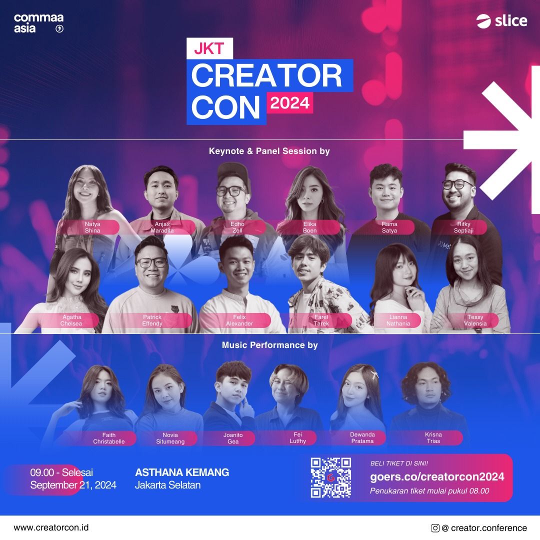 CREATORCON 2024 Makin Seru dengan Aksi Spektakuler dari Faith, Novia Situmeang, dan Dewanda!